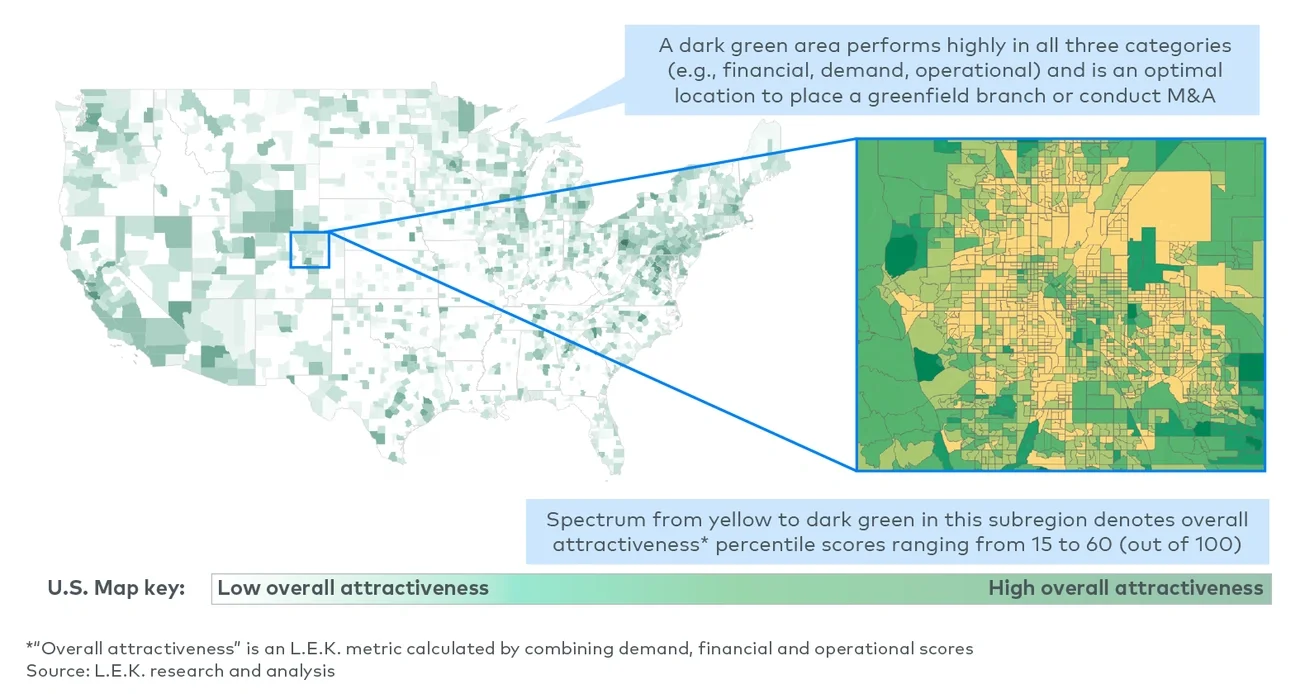 US residential services attractiveness, by ZIP code (2024) 